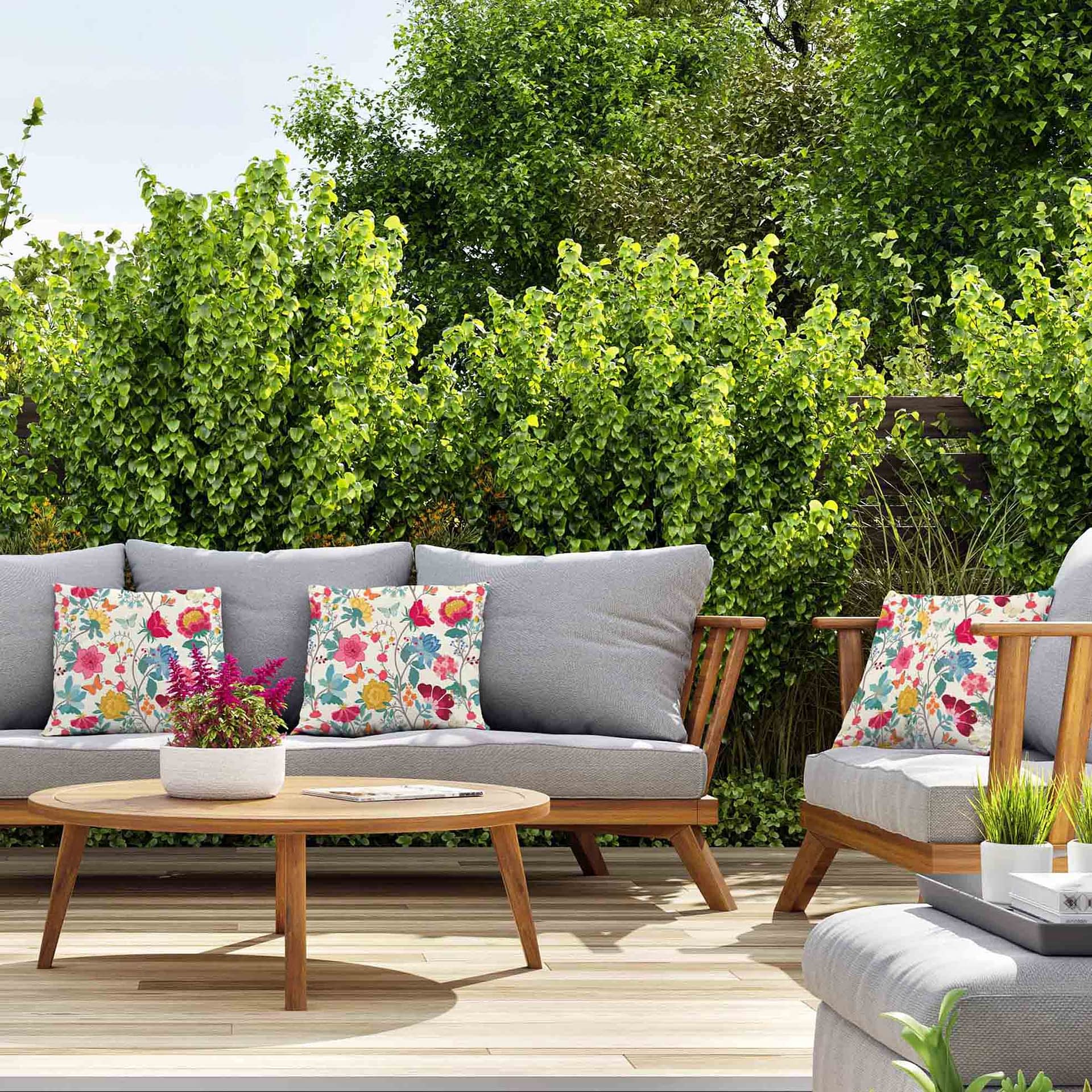 small garden cushions
